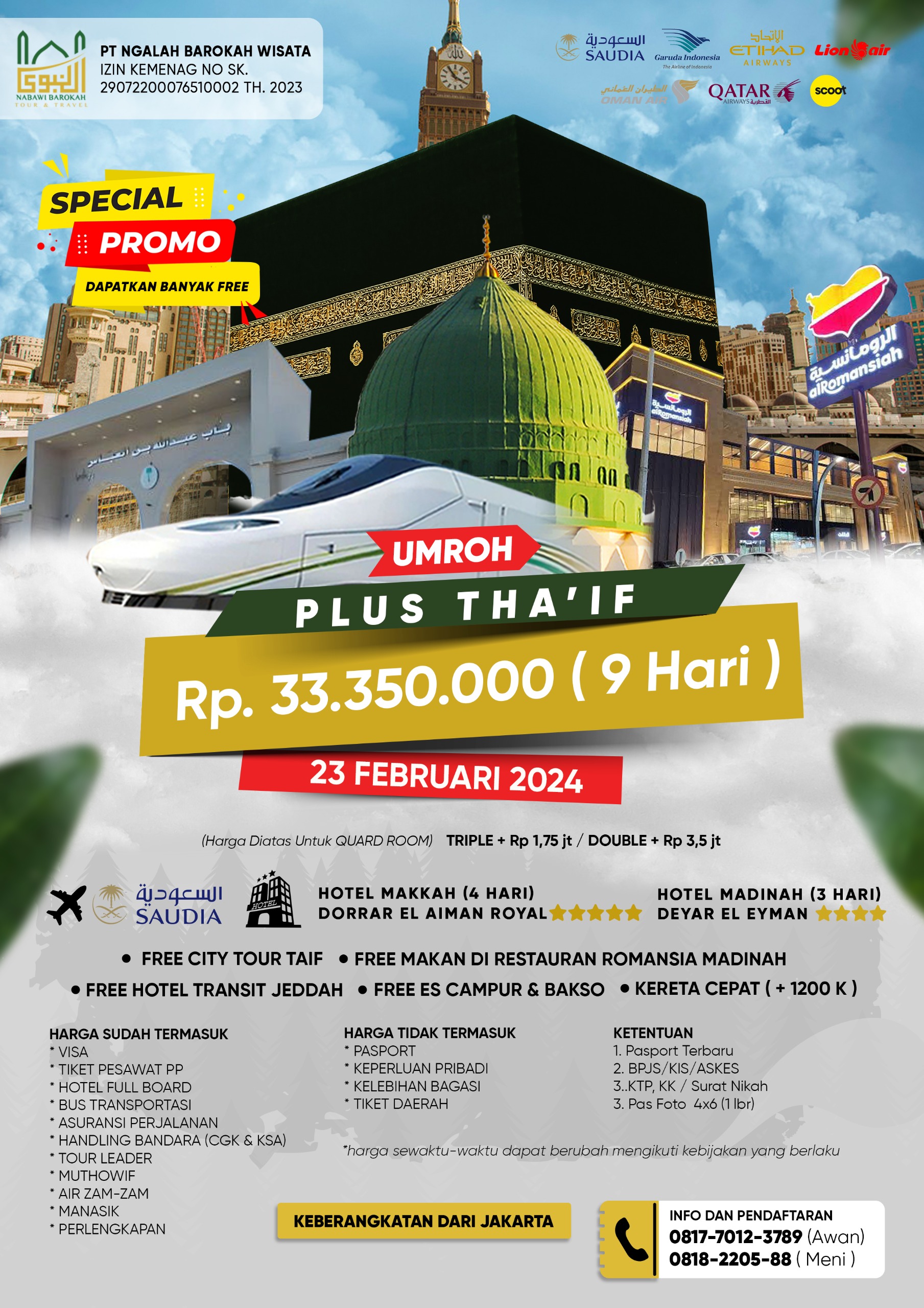 Nabawi Barokah Cabang Kota Bekasi